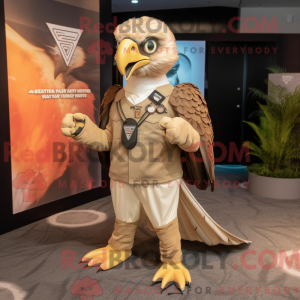 Disfraz de mascota Tan Hawk...