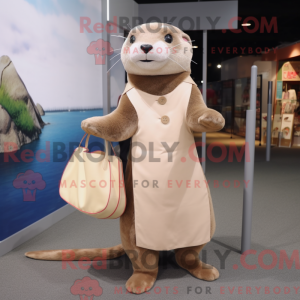 Costume mascotte de loutre...