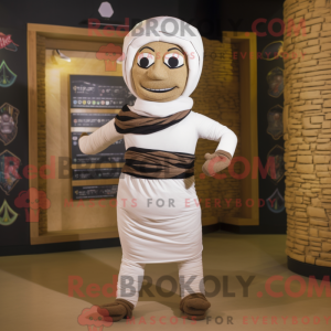 Mummie-mascottekostuum...