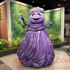 Lavendelkål maskot kostume...