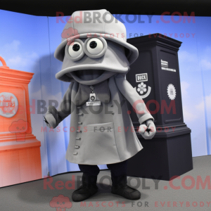 Postava maskota Grey Fried...