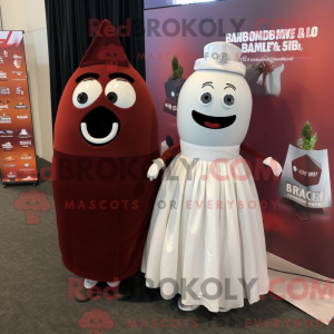 Maroon Grenade mascot...