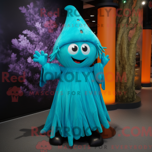 Turkis heks maskot kostyme...