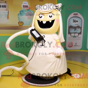 Postava maskota Cream Phone...