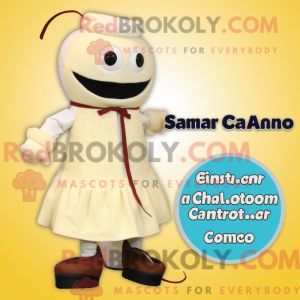 Cream Phone maskot kostume...