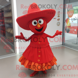 Costume mascotte de Paella...