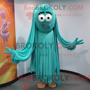 Turquoise Spaghetti mascot...