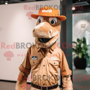 Rust Camel mascottekostuum...