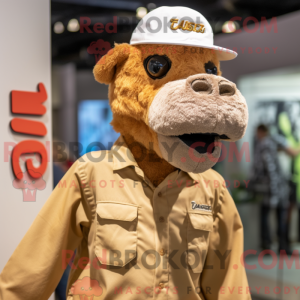 Rust Camel maskot kostume...