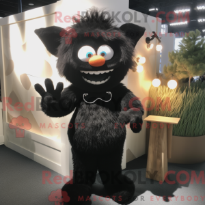 Maskotdraktfigura Black...