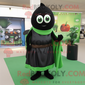 Postava maskota Black Green...