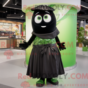 Maskottchenkostüm Schwarze...