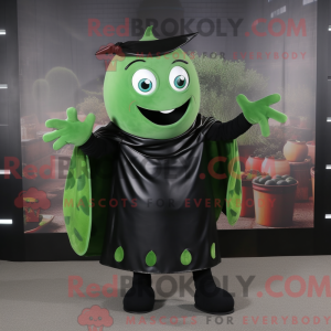 Postava maskota Black Green...