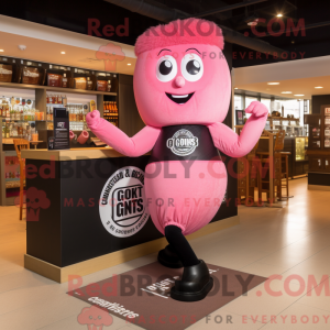 Pink Guinness mascot...