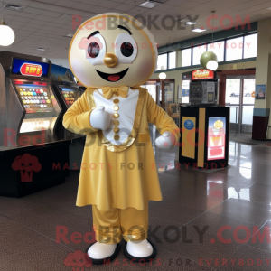 Maskottchen-Kostüm Goldener...