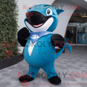 Postava maskota Sky Blue...