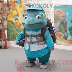 Disfraz de mascota Teal...
