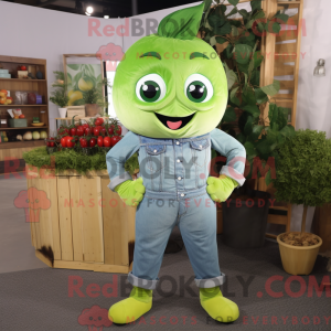 Lime Green Cherry mascot...
