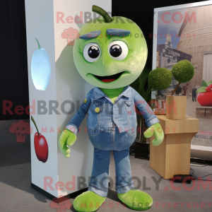 Lime Green Cherry maskot...