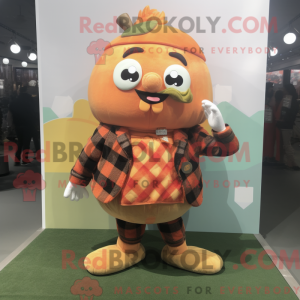 Peach Burgers Maskottchen...
