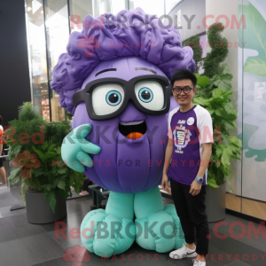 Purple Cauliflower mascot...