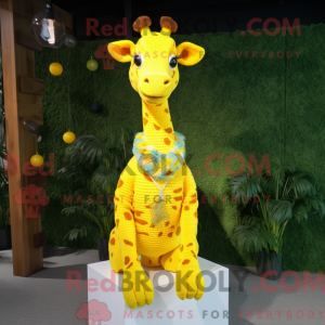 Sitrongul giraff maskot...