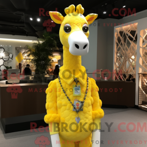 Sitrongul giraff maskot...