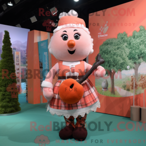 Peach Sækkepibe maskot...