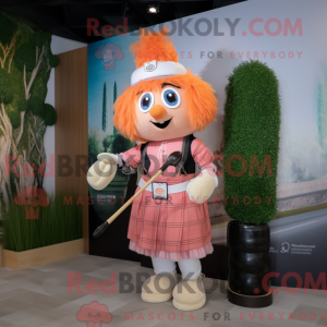 Peach Sækkepibe maskot...