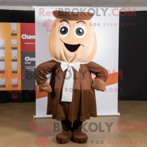 Tan Chocolate Bar maskot...