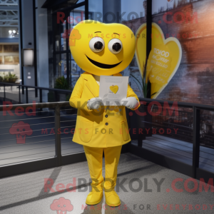 Yellow Love Letter mascot...