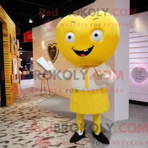 Yellow Love Letter mascot...
