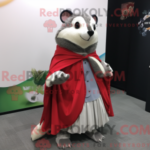 Grey Badger maskot kostume...