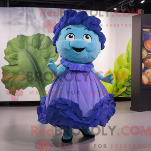 Blue Cabbage maskot...