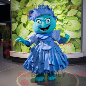Blue Cabbage maskot...
