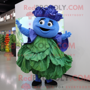 Blauwe Kool mascotte...