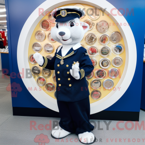 Maskottchenkostüm Navy...