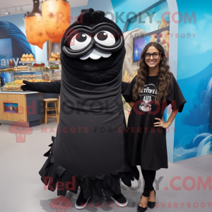 Disfraz de mascota de Black...