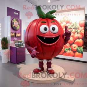 Maroon Tomato Maskottchen...