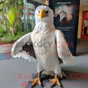 White Haast S Eagle maskot...