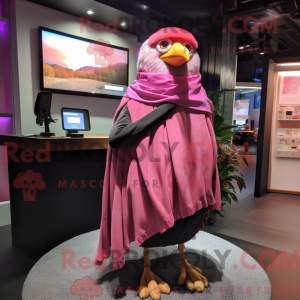 Pink Blackbird maskot...
