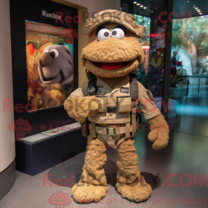 Brown Marine Recon mascot...