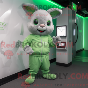 Green Chinchilla mascot...