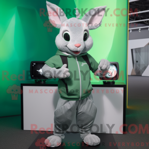 Green Chinchilla mascot...