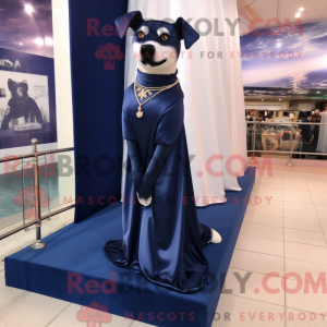 Navy Dog mascot costume...