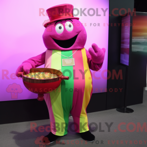 Disfraz de mascota Magenta...