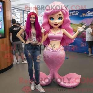 Maskottchenkostüm Rosa...