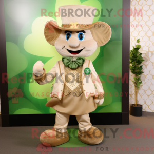 Beige klavertje vier...