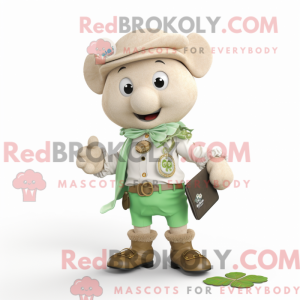 Costume mascotte de trèfle...