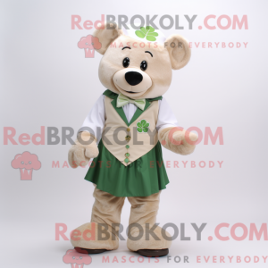 Costume mascotte de trèfle...